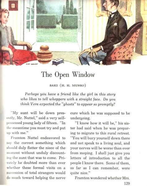 What is the Moral of the Open Window?
